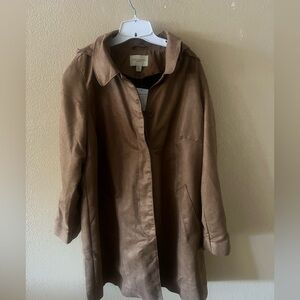 Brown all weather coat